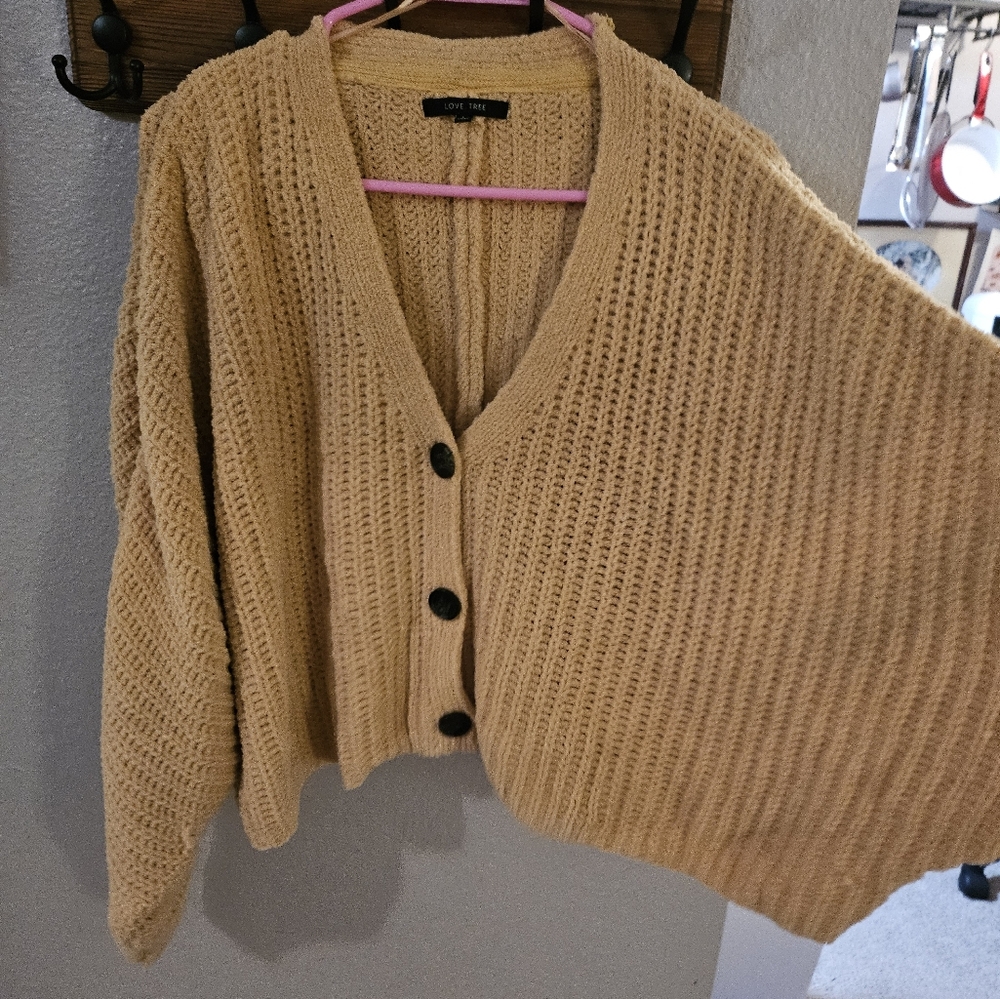 Mustard cardigan
